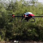 Drones para la siembra de arroz en China
